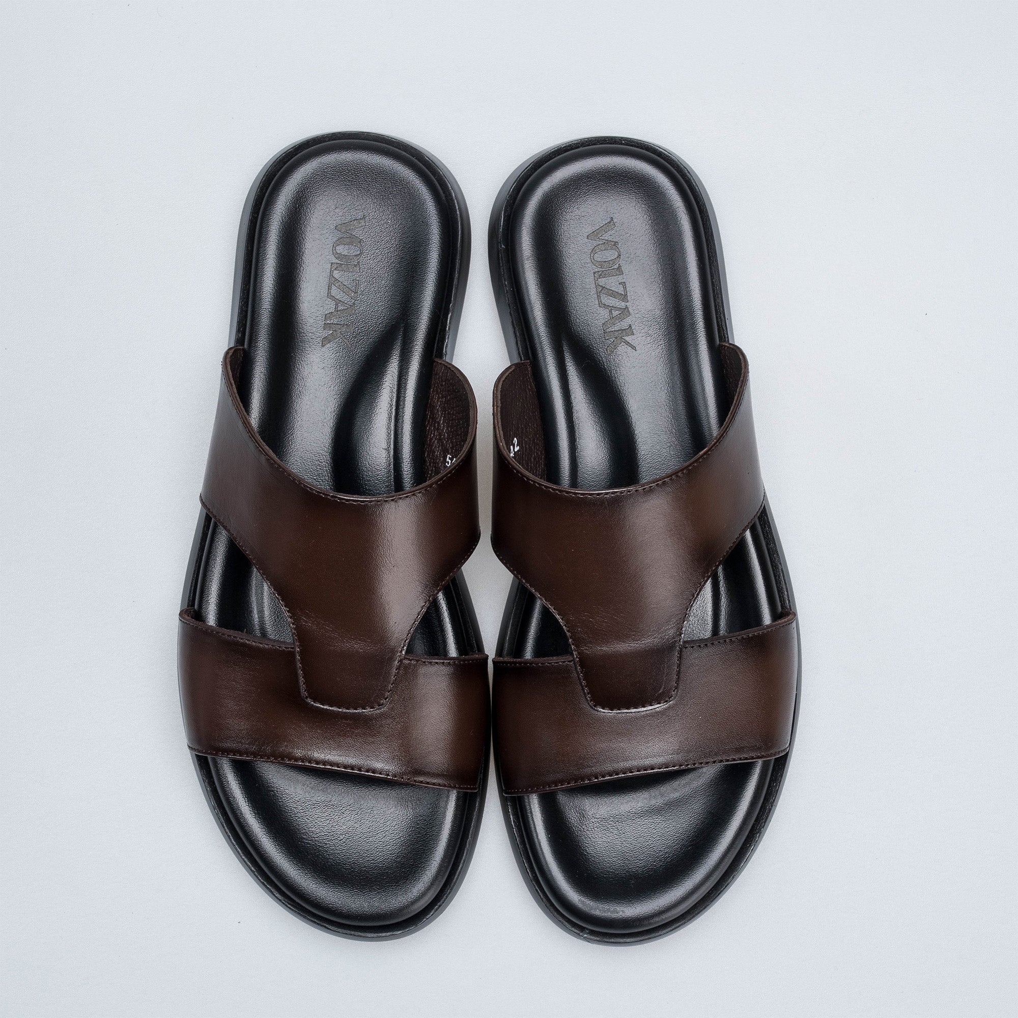 Volzak 5409 Sandale en cuir Marron