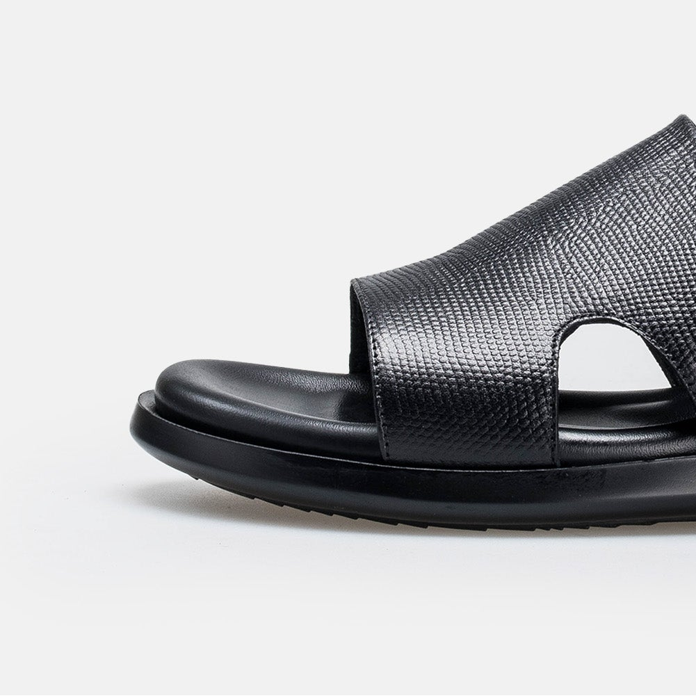 Volzak 5408 Sandale en cuir Noir