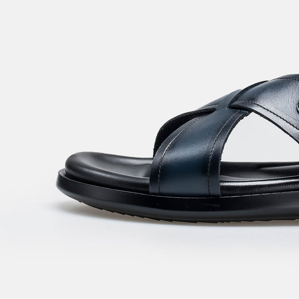 Volzak 5411 Sandale en cuir Bleu