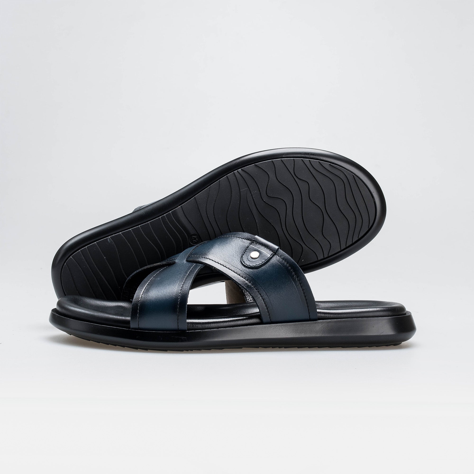 Volzak 5411 Sandale en cuir Bleu