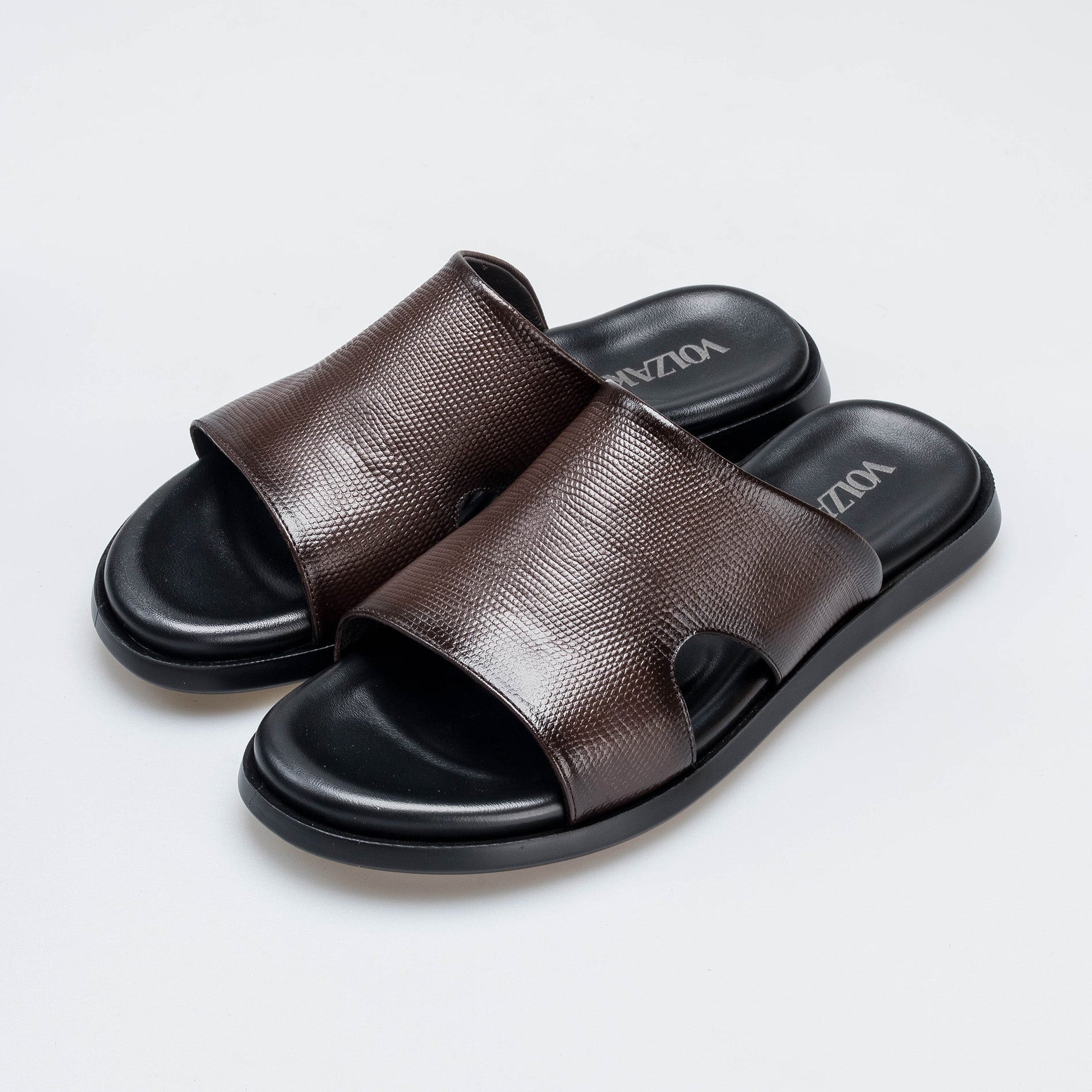 Volzak 5408 Brown Leather Sandal