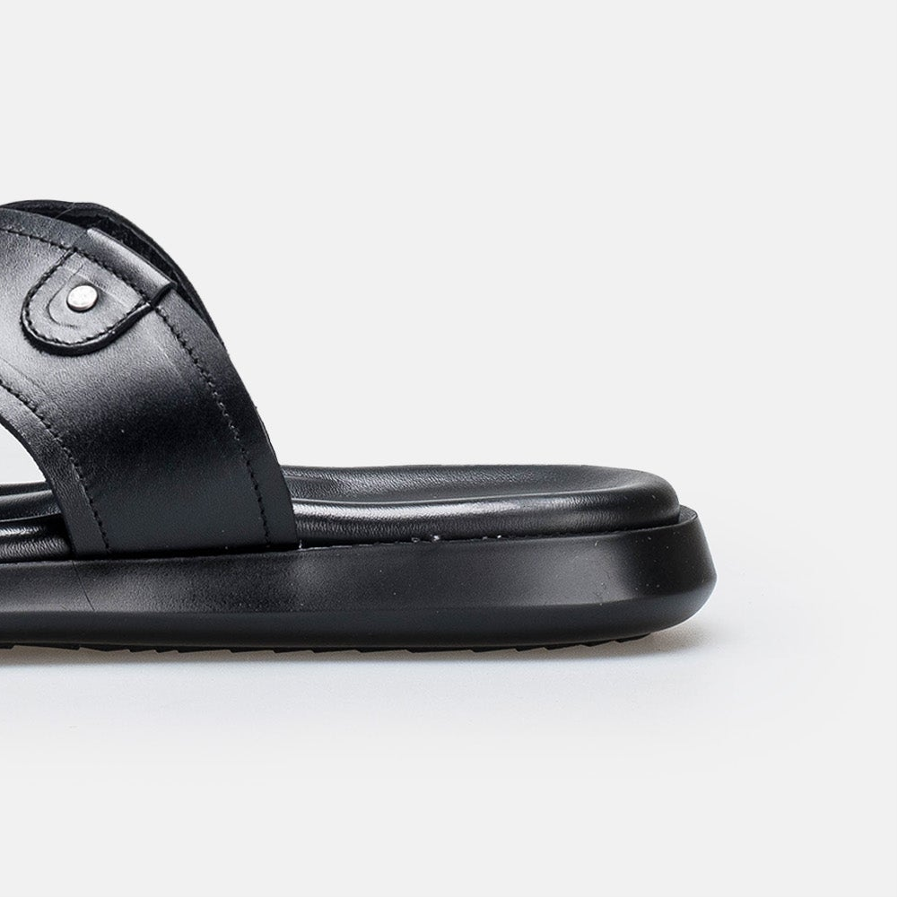 Volzak 5411 Sandale en cuir Noir