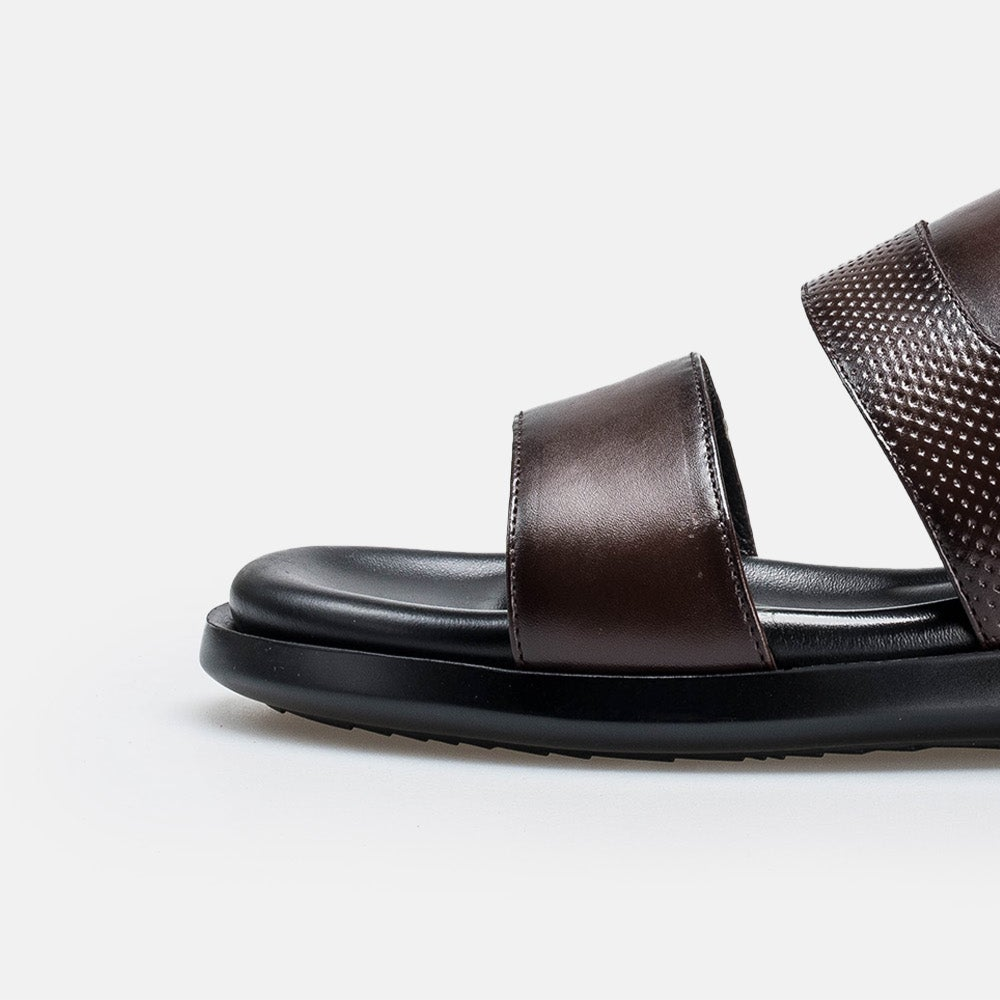 Volzak 5410 Sandale en cuir Marron