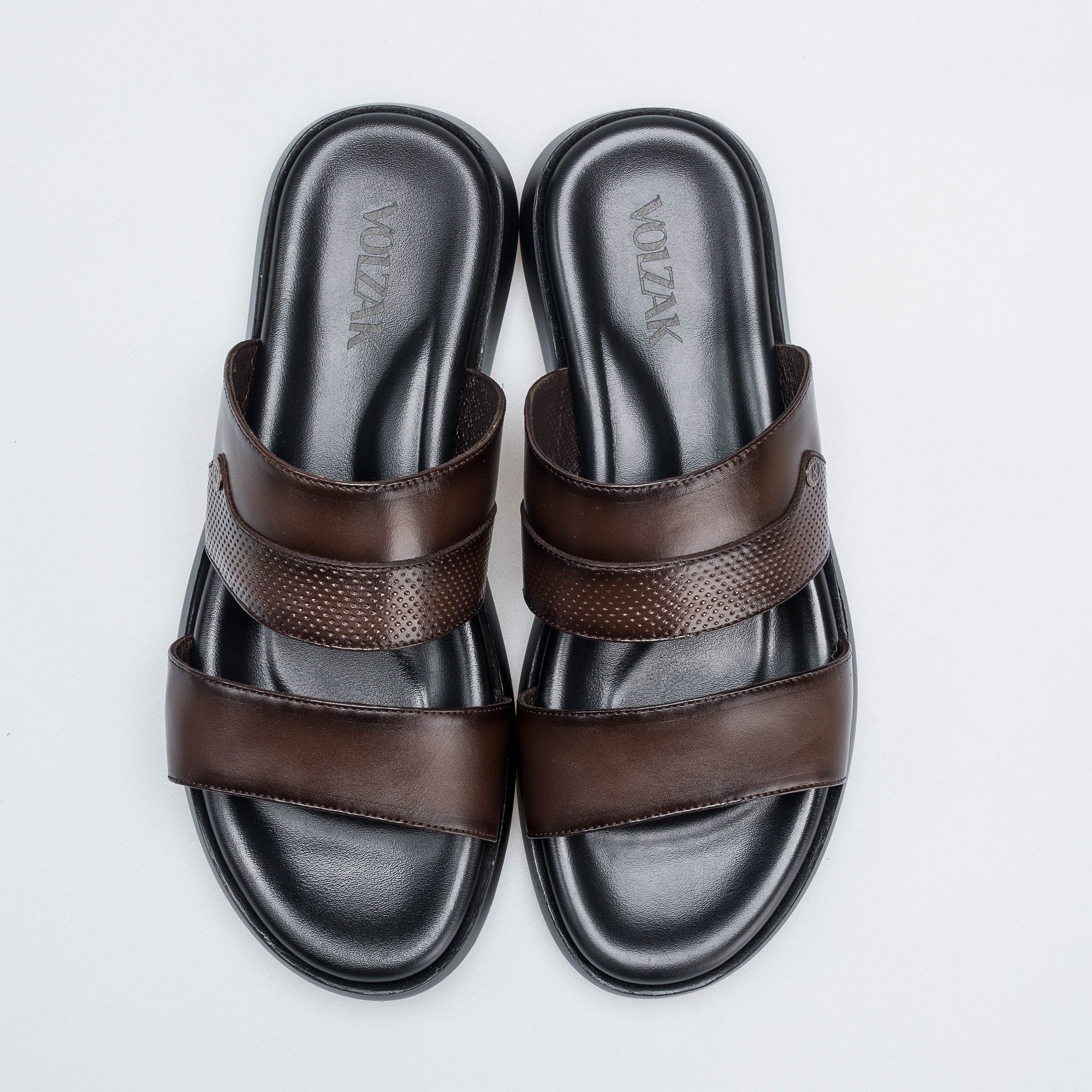 Volzak 5410 Sandale en cuir Marron