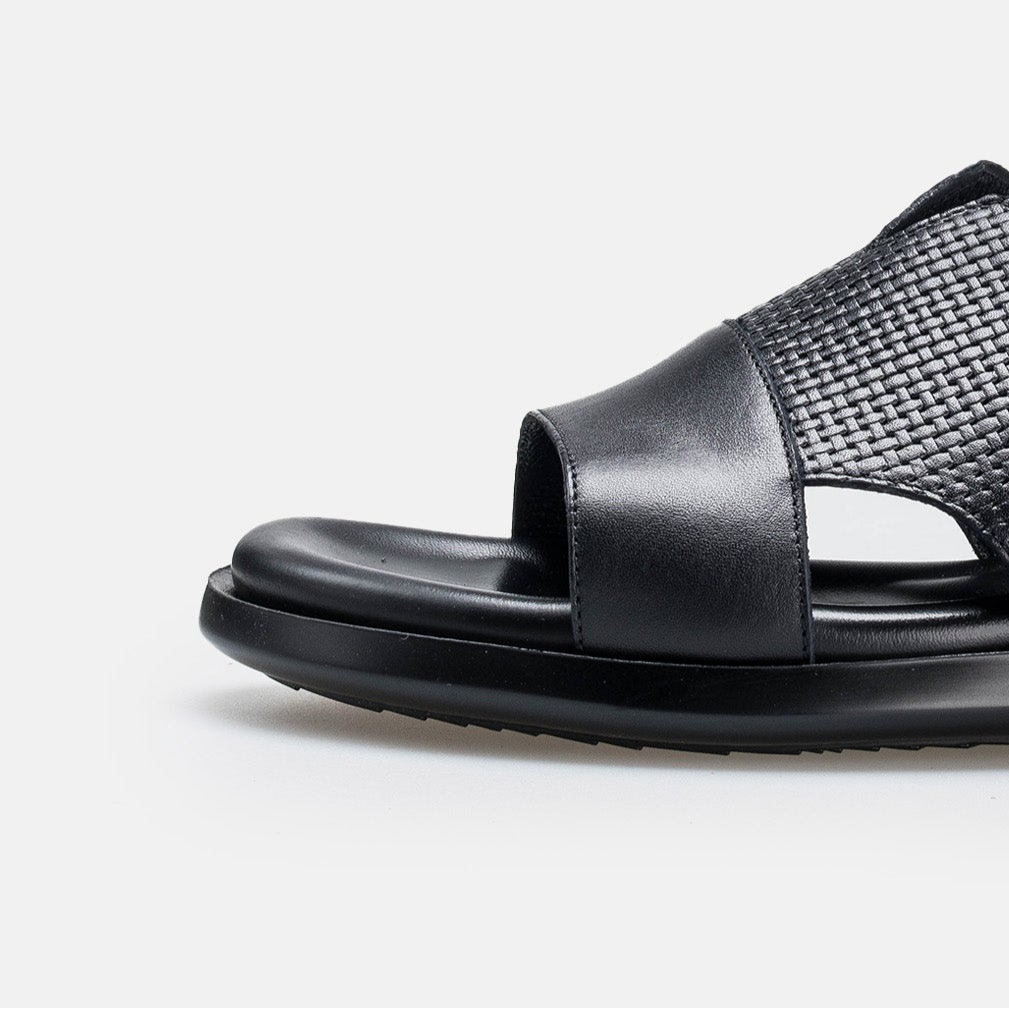 Volzak 5407 Sandale en cuir Noir