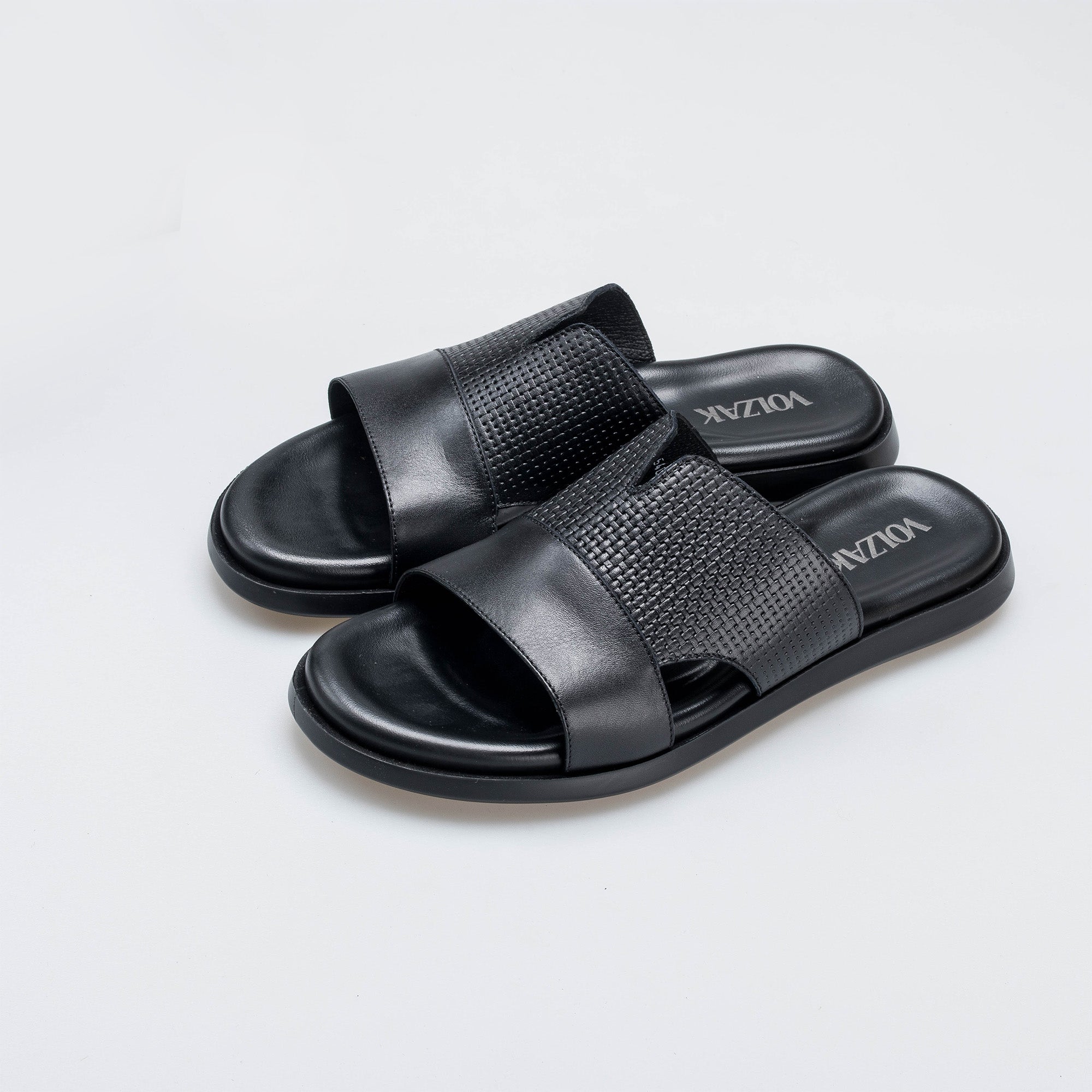 Volzak 5407 Sandale en cuir Noir