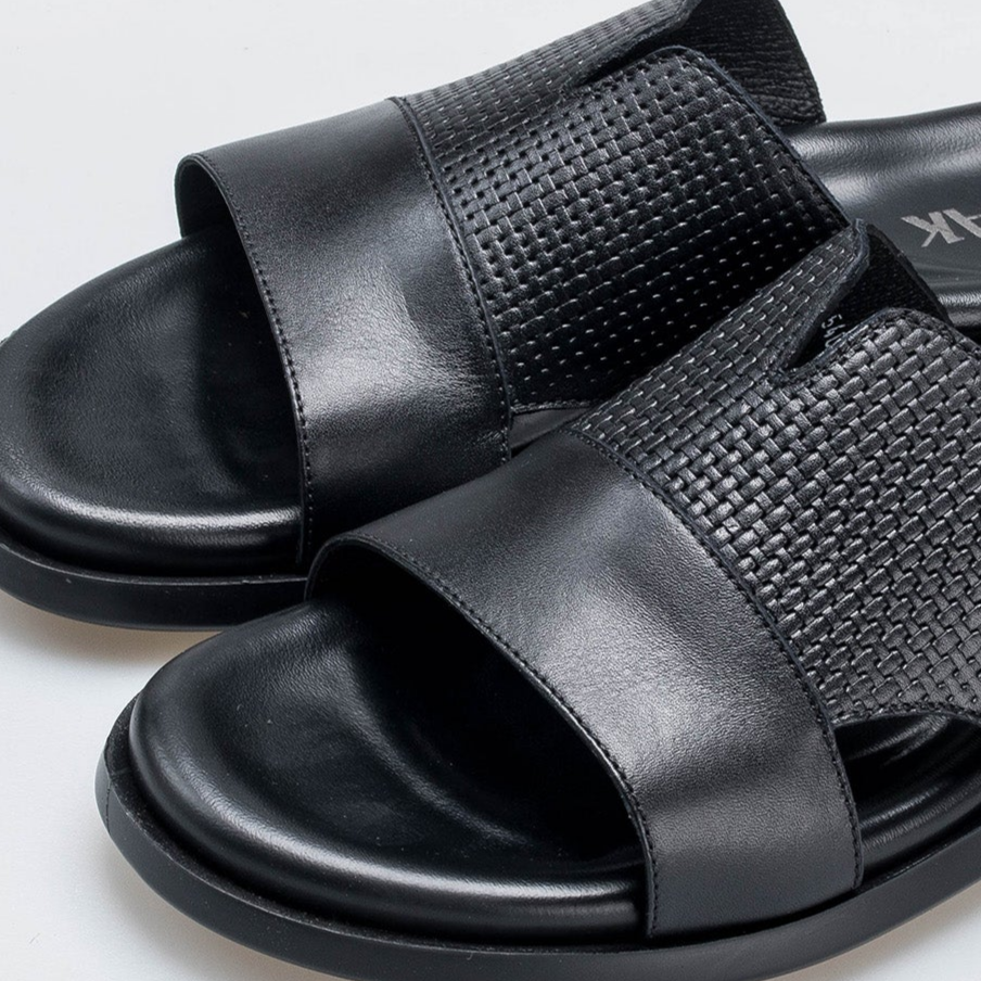 Volzak 5407 Sandale en cuir Noir