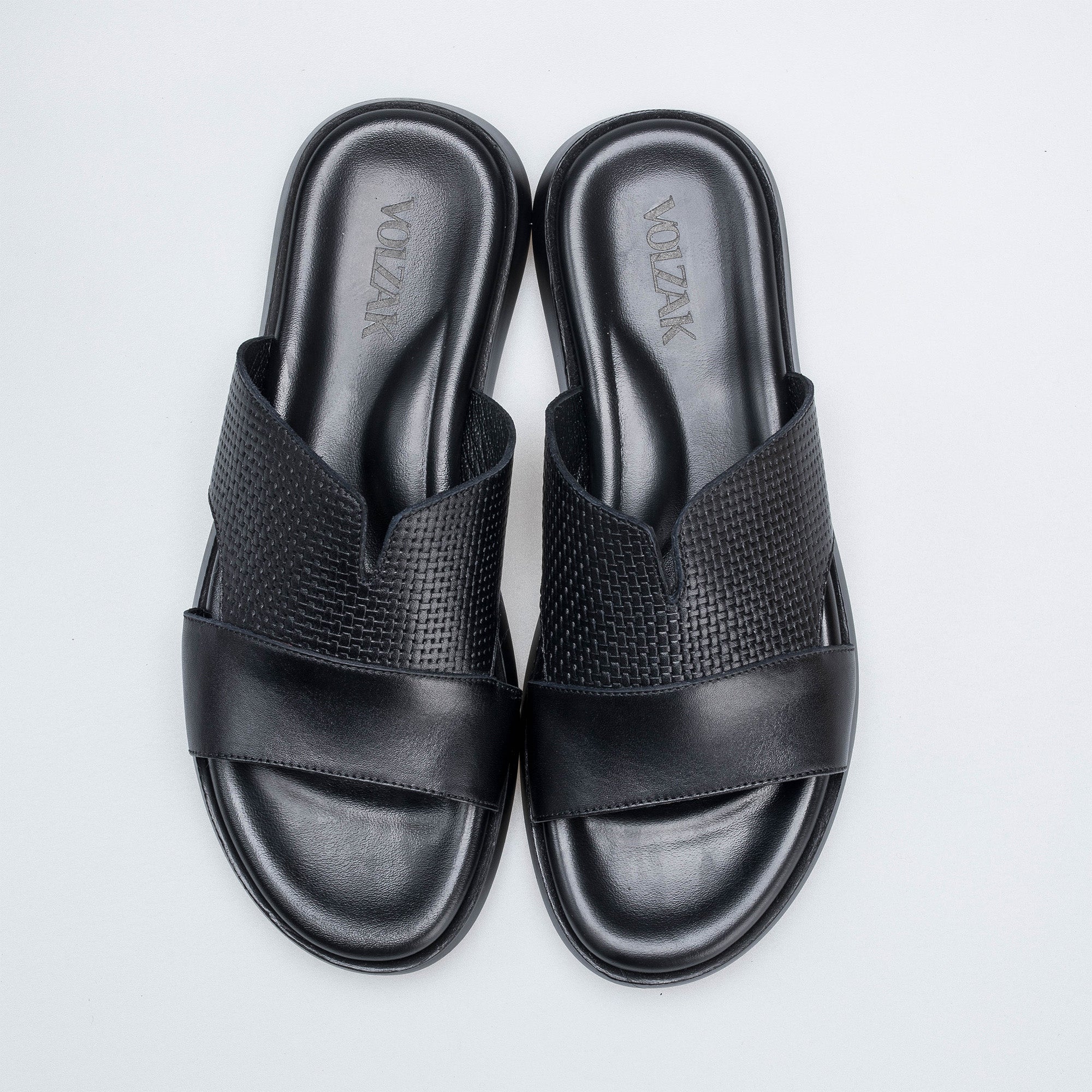 Volzak 5407 Sandale en cuir Noir