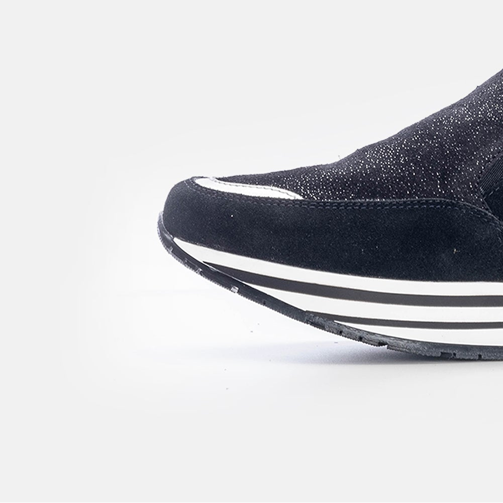 Volzak 144 Basket en daim Noir