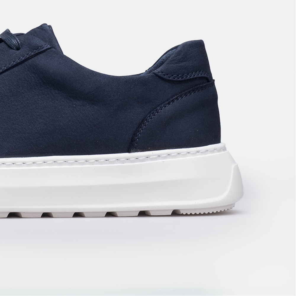 Volzak 6041 Basket en nubuck Bleu
