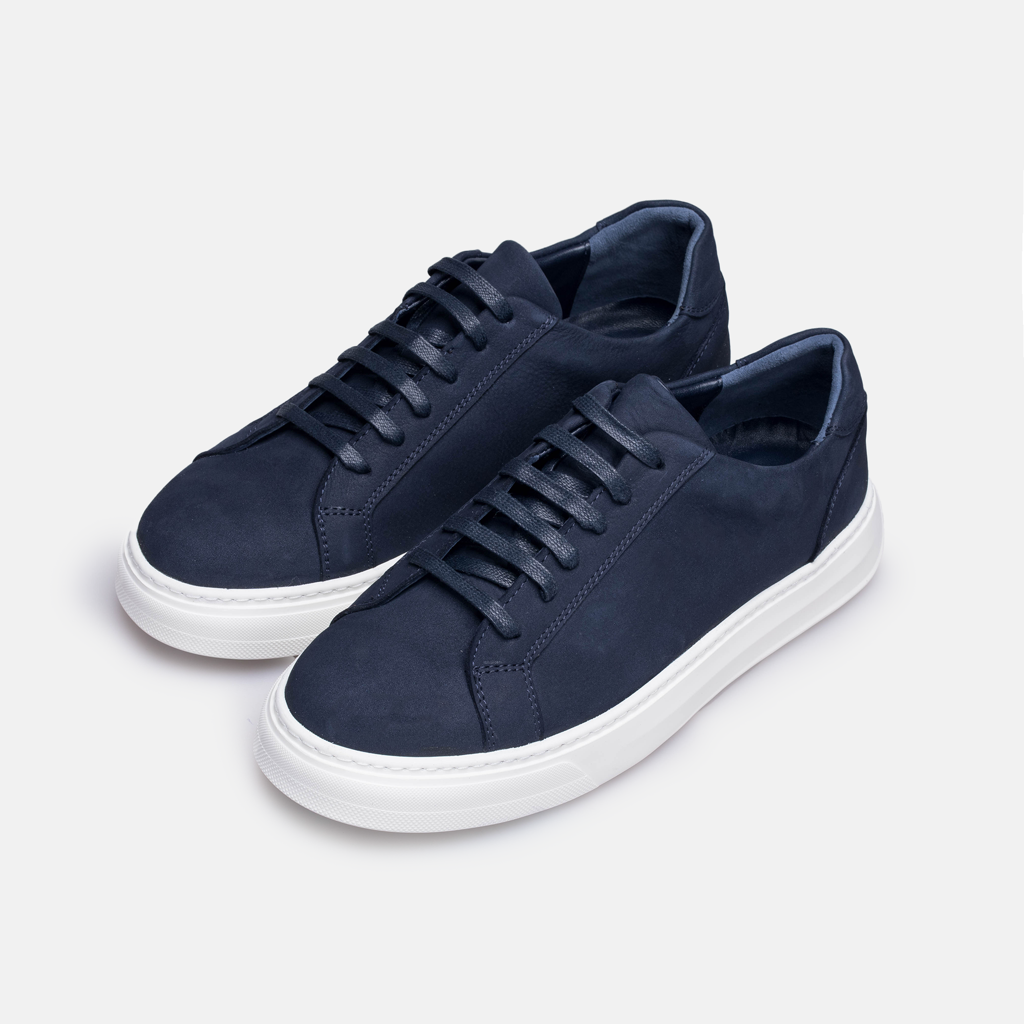 Volzak 6041 Basket en nubuck Bleu