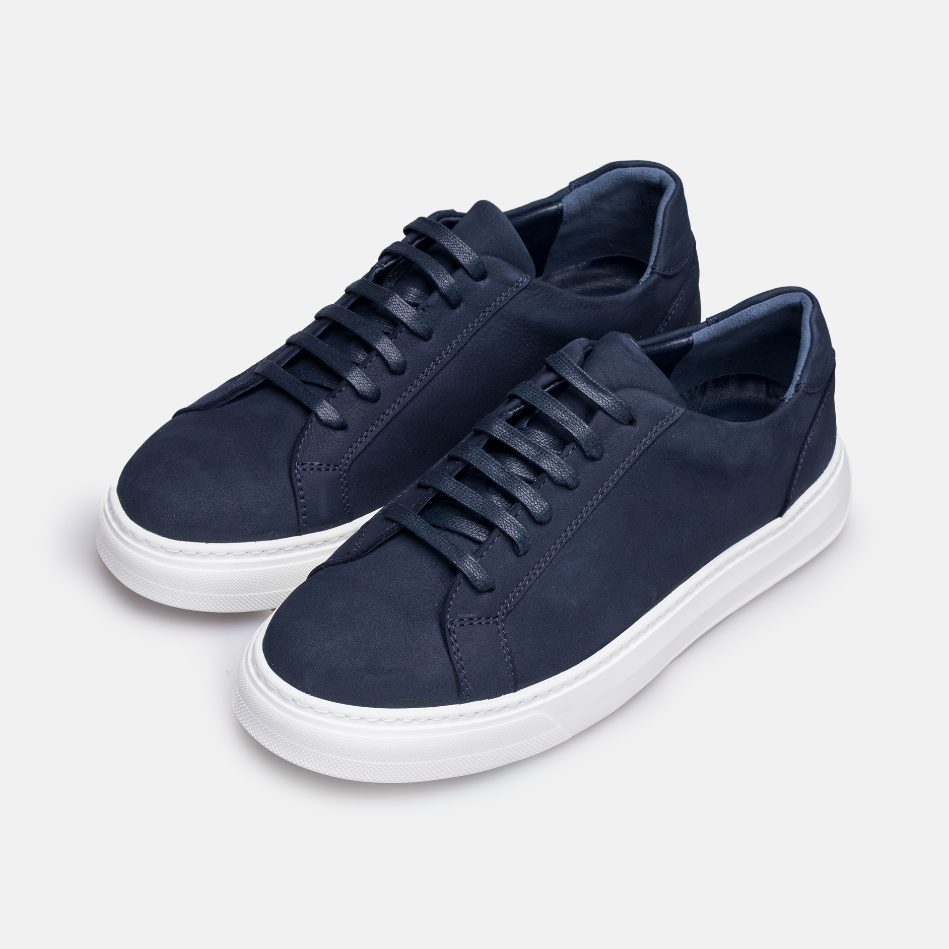 Volzak 6041 Basket en nubuck Bleu