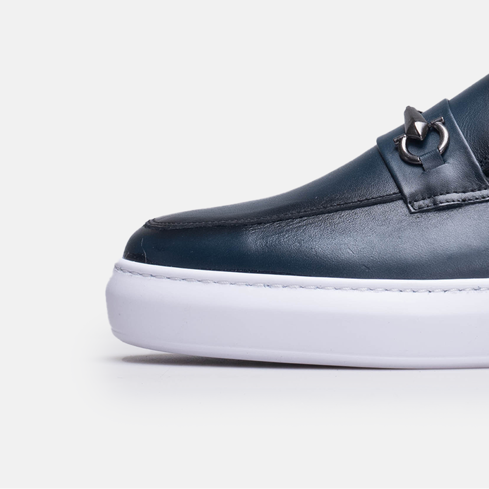 Volzak 5416 basket en cuir Bleu