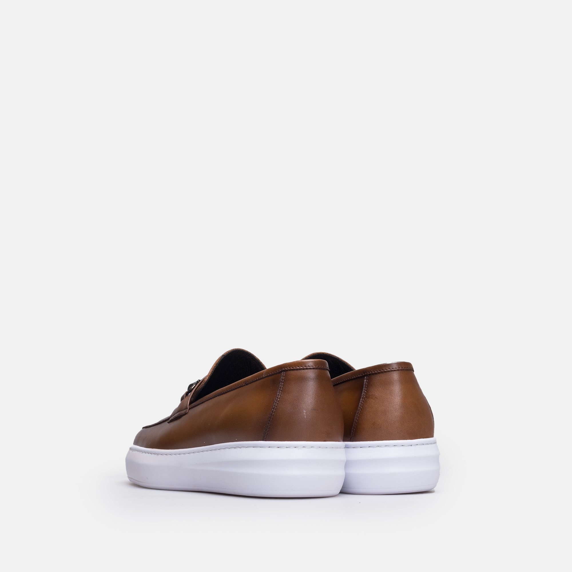 Volzak 5416 basket en cuir Marron Vintage