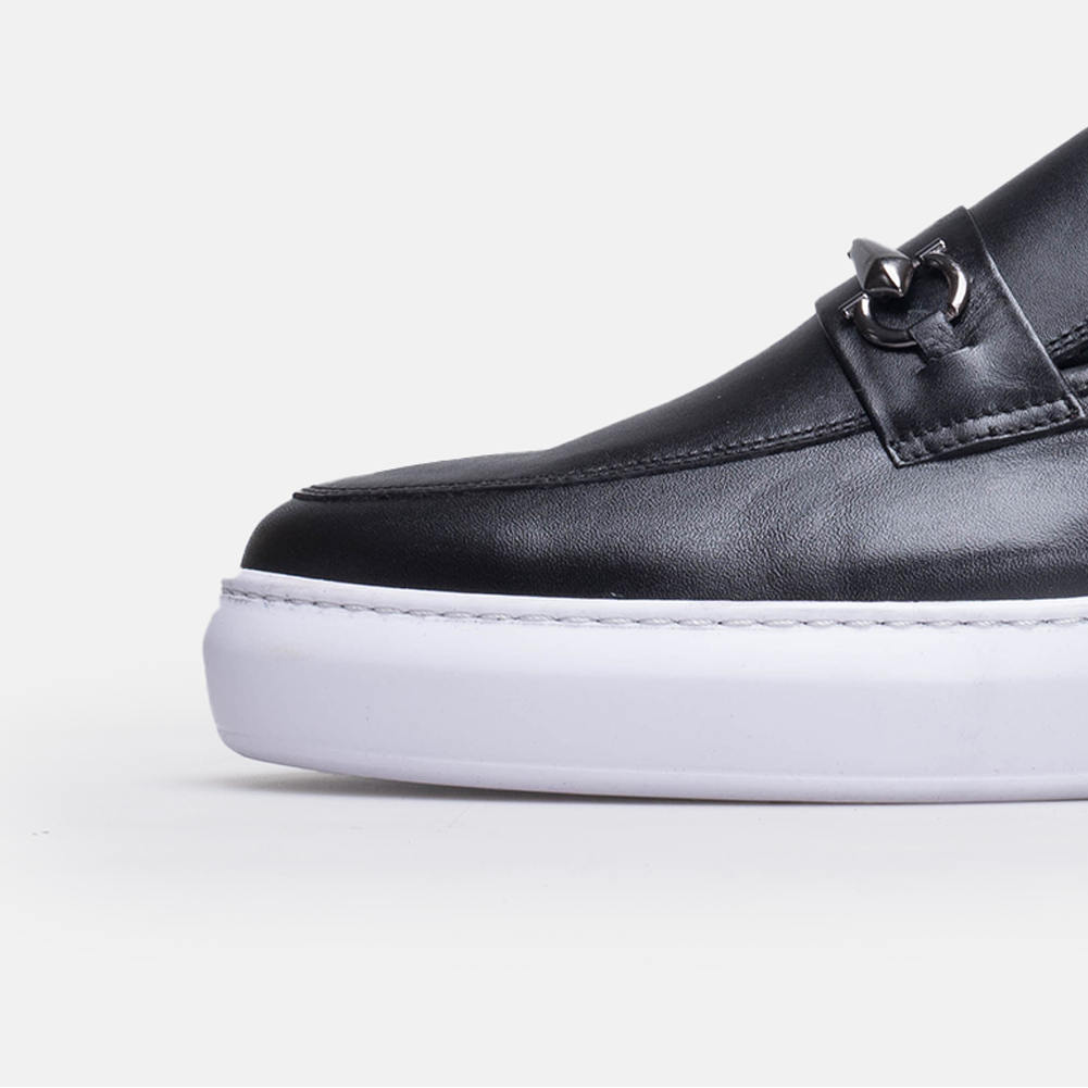 Volzak 5416 basket en cuir Noir