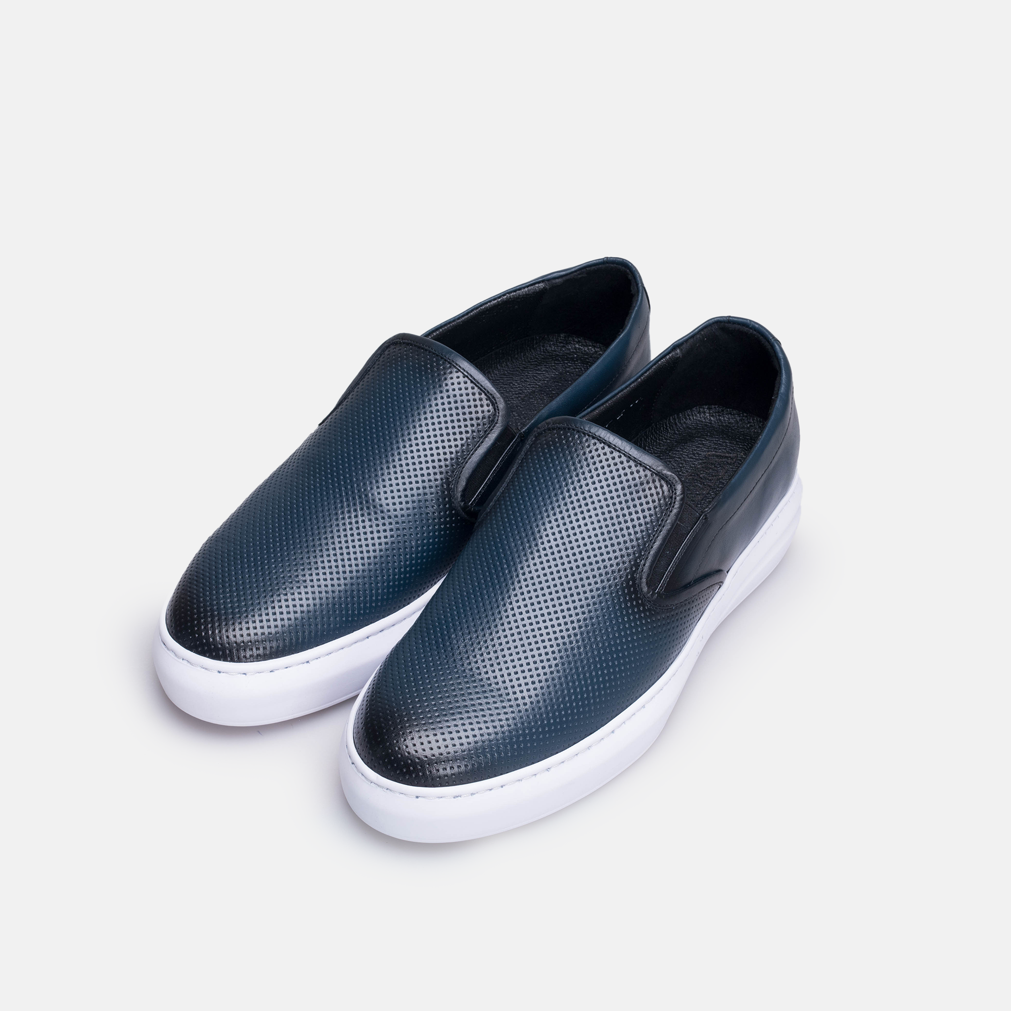 Volzak 5417 basket en cuir Bleu