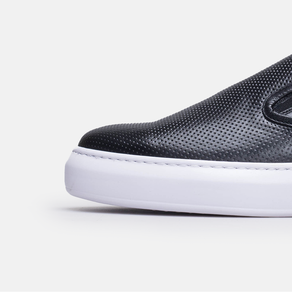 Volzak 5417 basket en cuir Noir