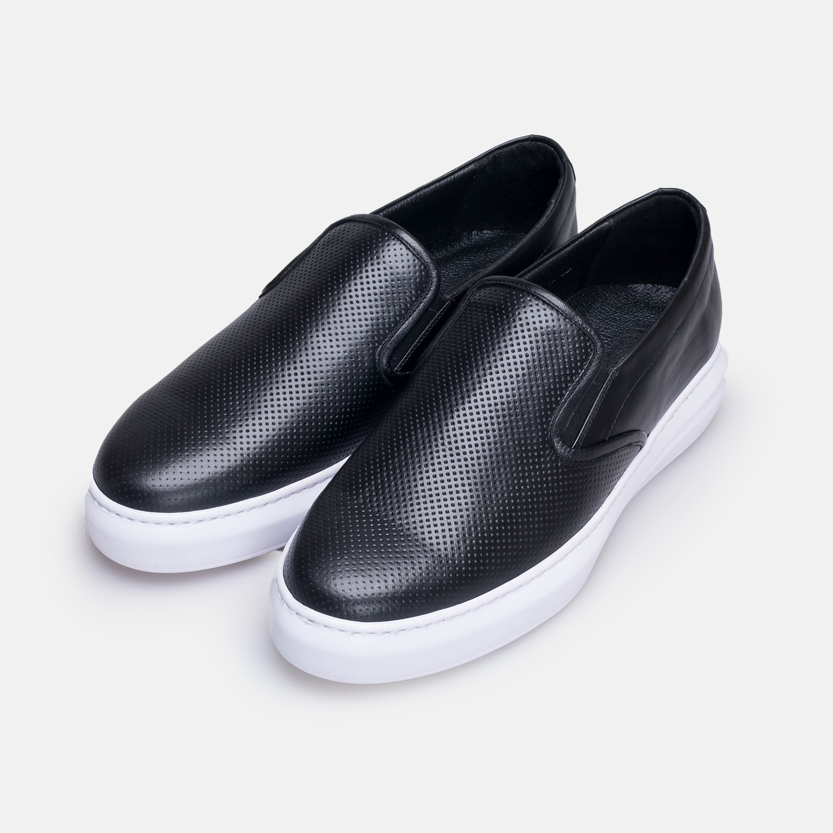 Volzak 5417 basket en cuir Noir