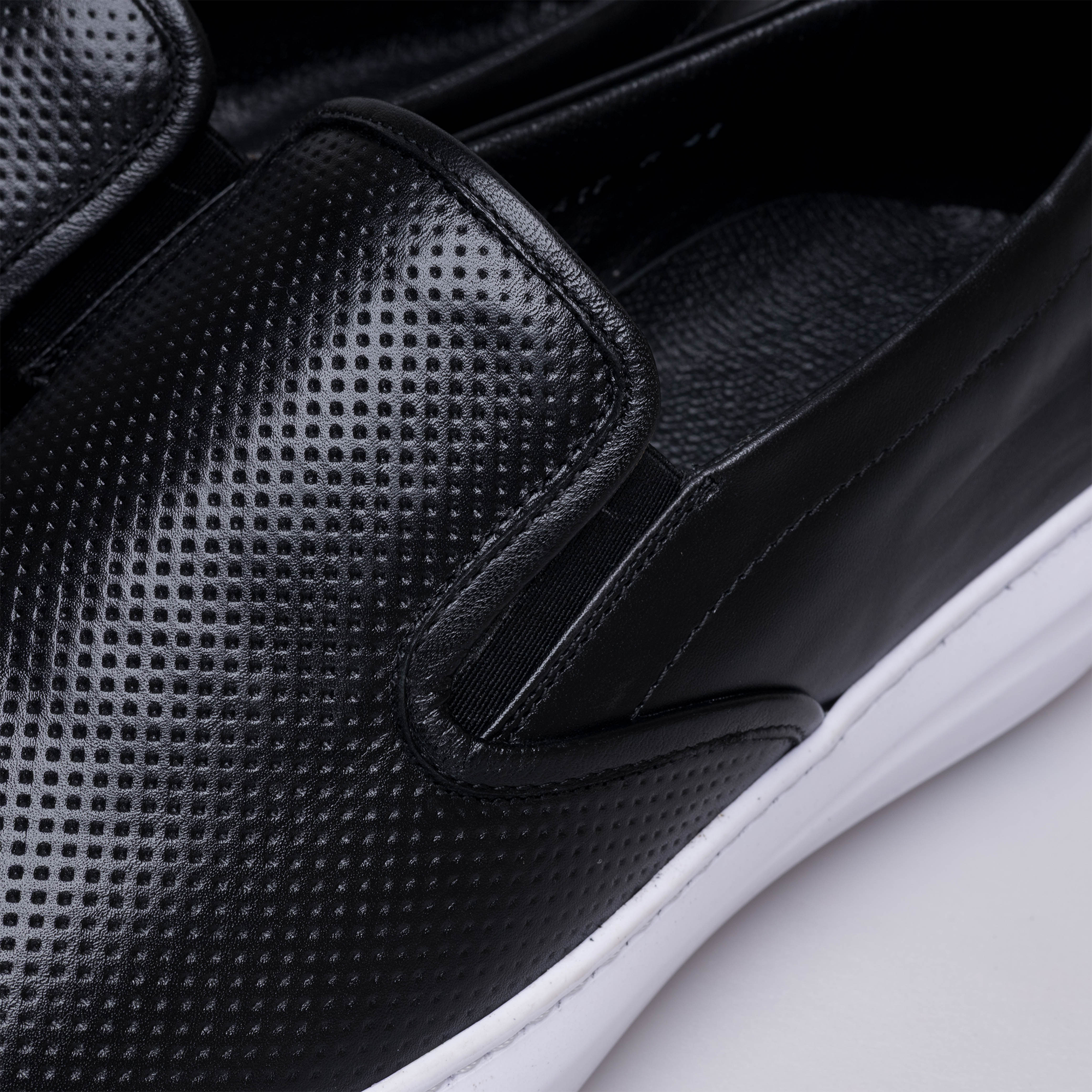 Volzak 5417 basket en cuir Noir