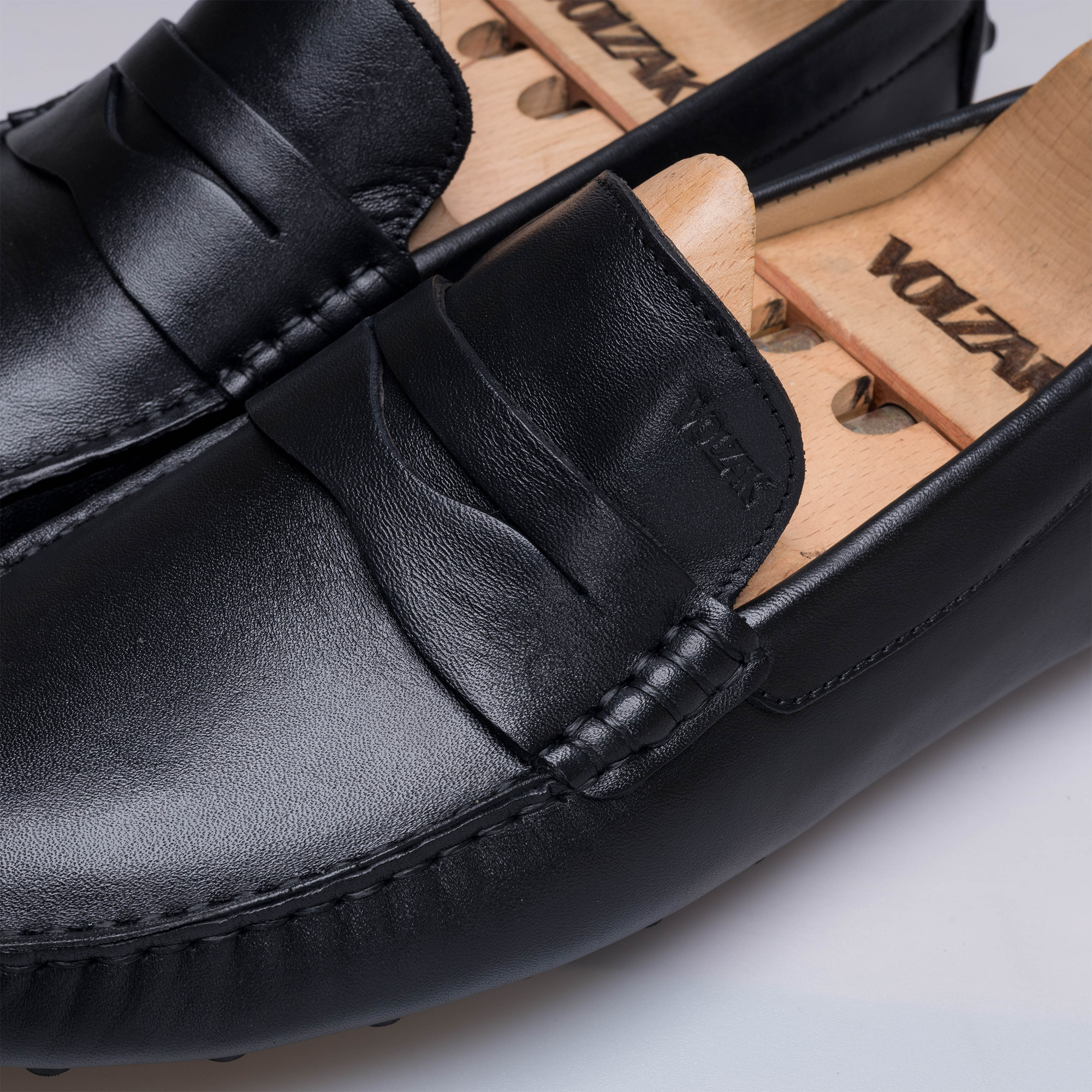 Volzak 2000 Mocassin en cuir Noir