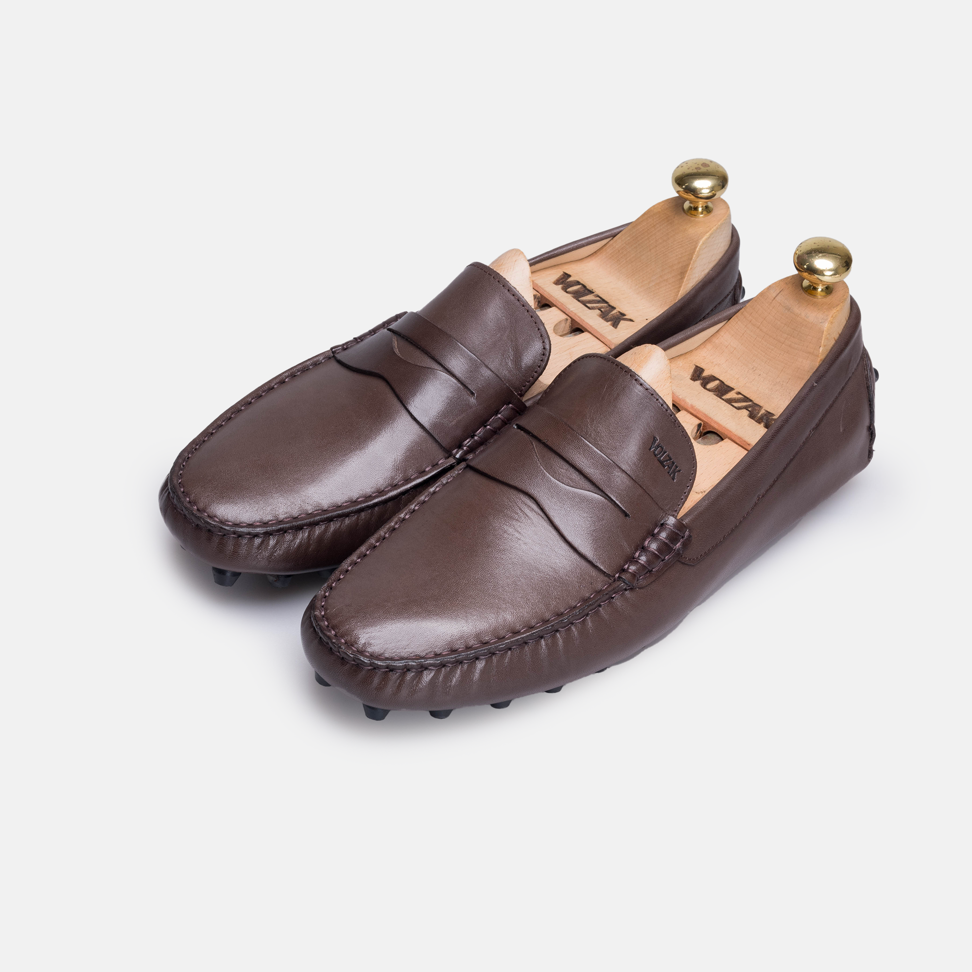 Volzak 2000 Brown Leather Moccasin