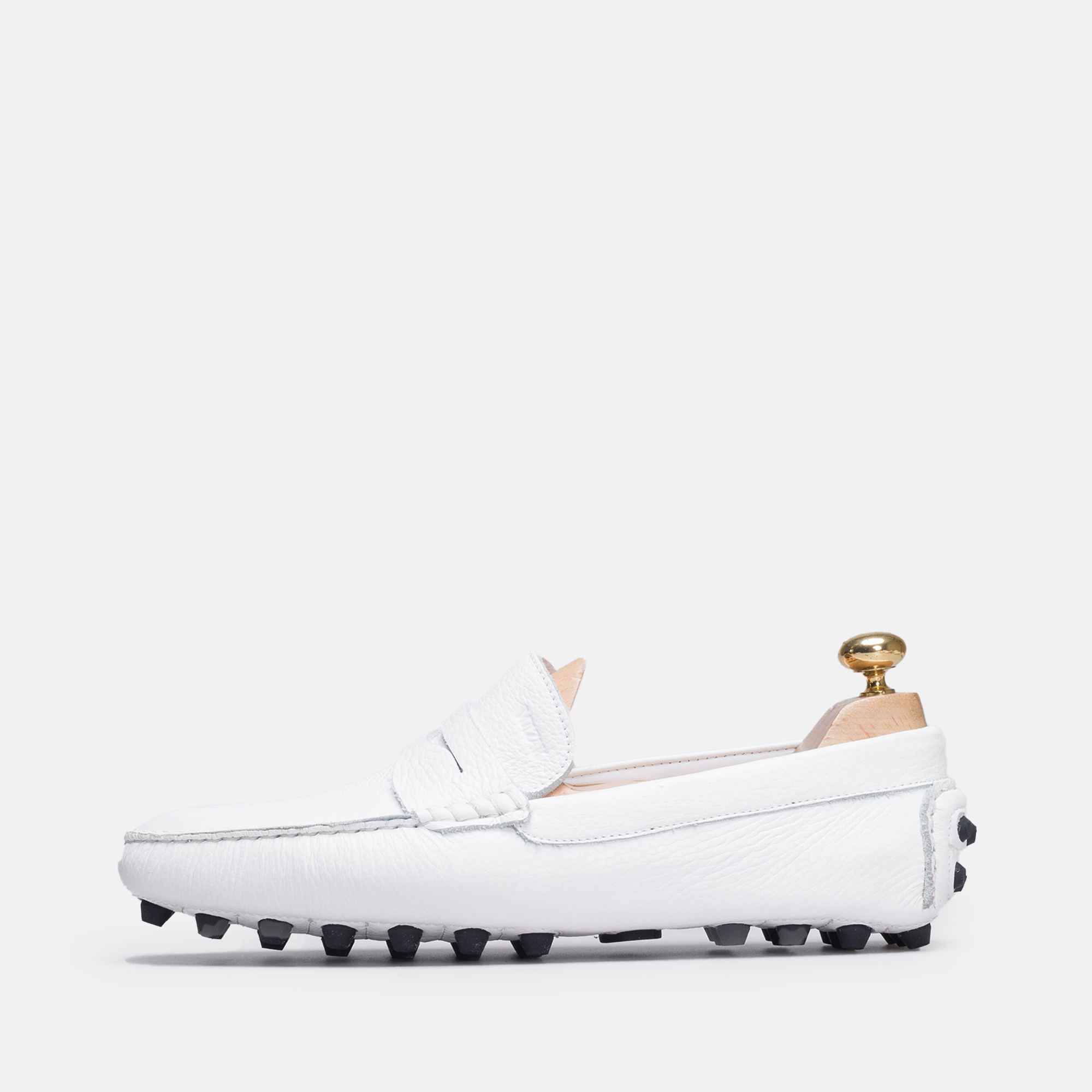 Volzak 2000 Mocassin en cuir Blanc