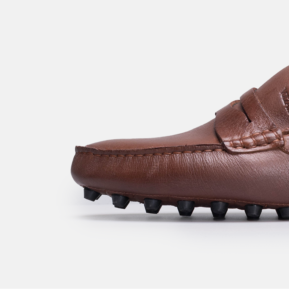 Volzak 2000 Mocassin en cuir Camel