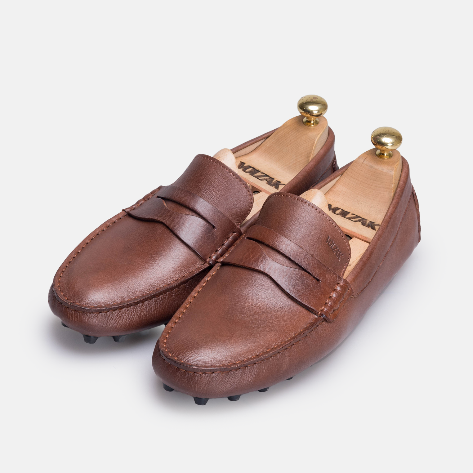 Volzak 2000 Mocassin en cuir Camel