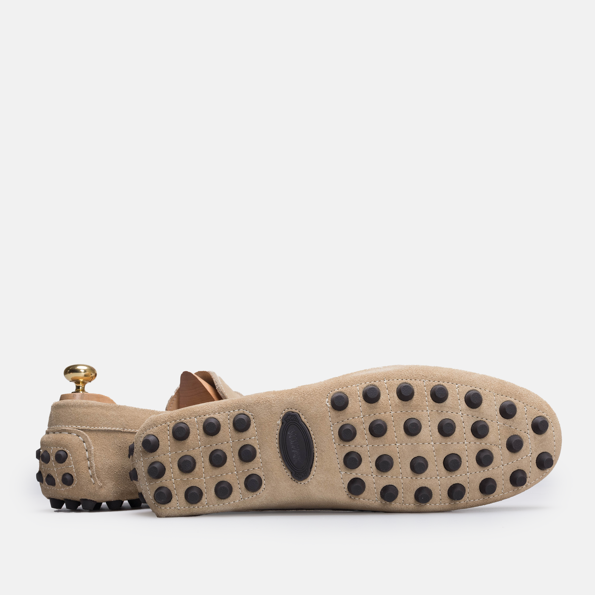 Volzak 2000 Mocassin en daim Beige