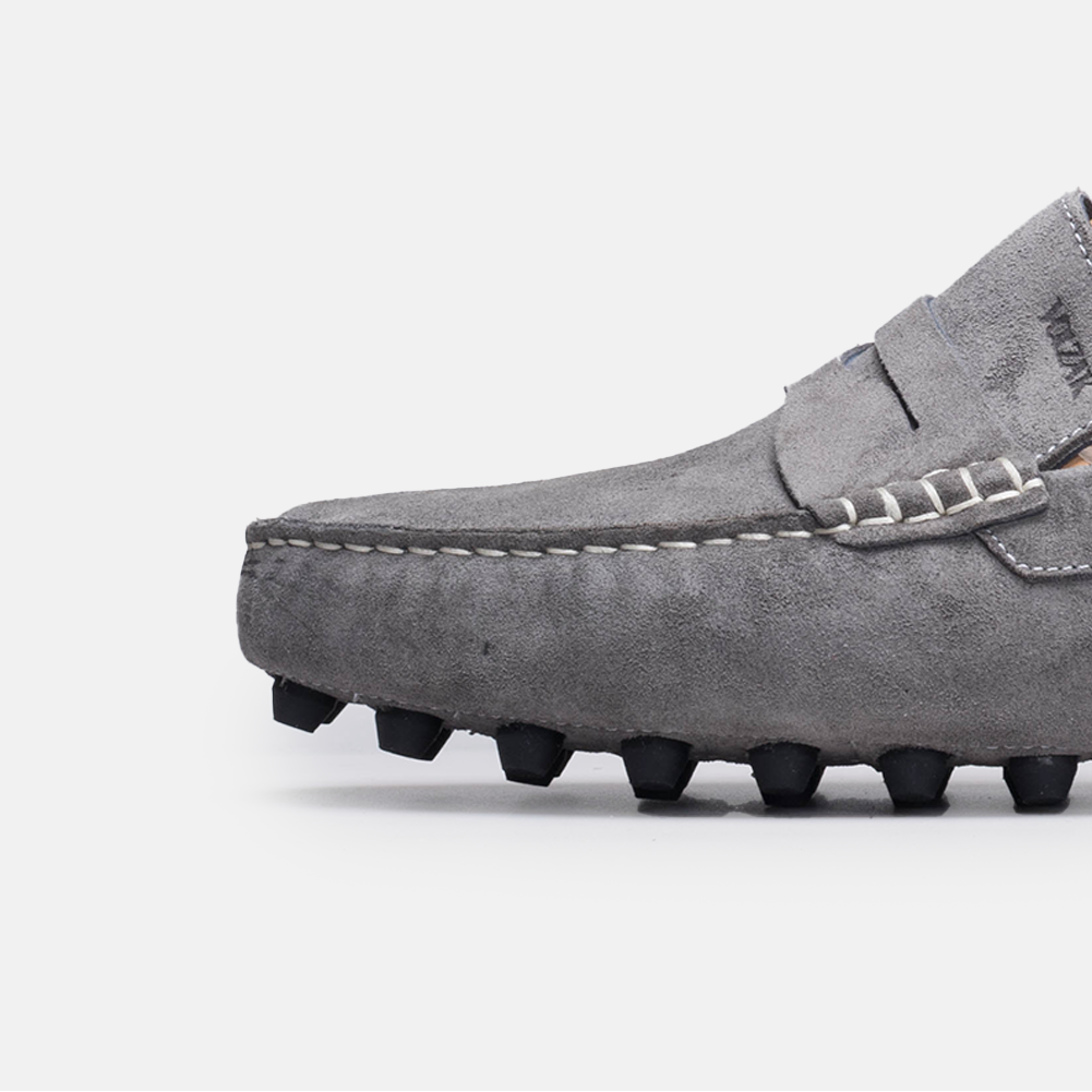 Volzak 2000 Mocassin en daim Gris