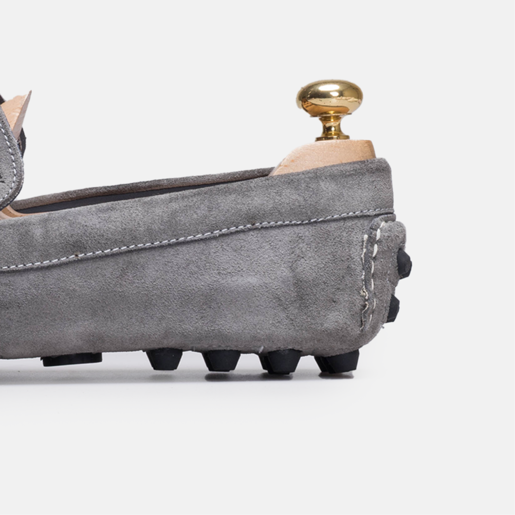 Volzak 2000 Mocassin en daim Gris