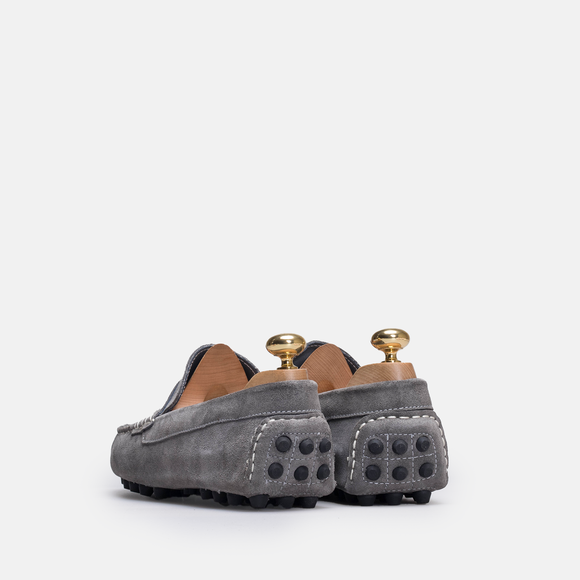 Volzak 2000 Mocassin en daim Gris