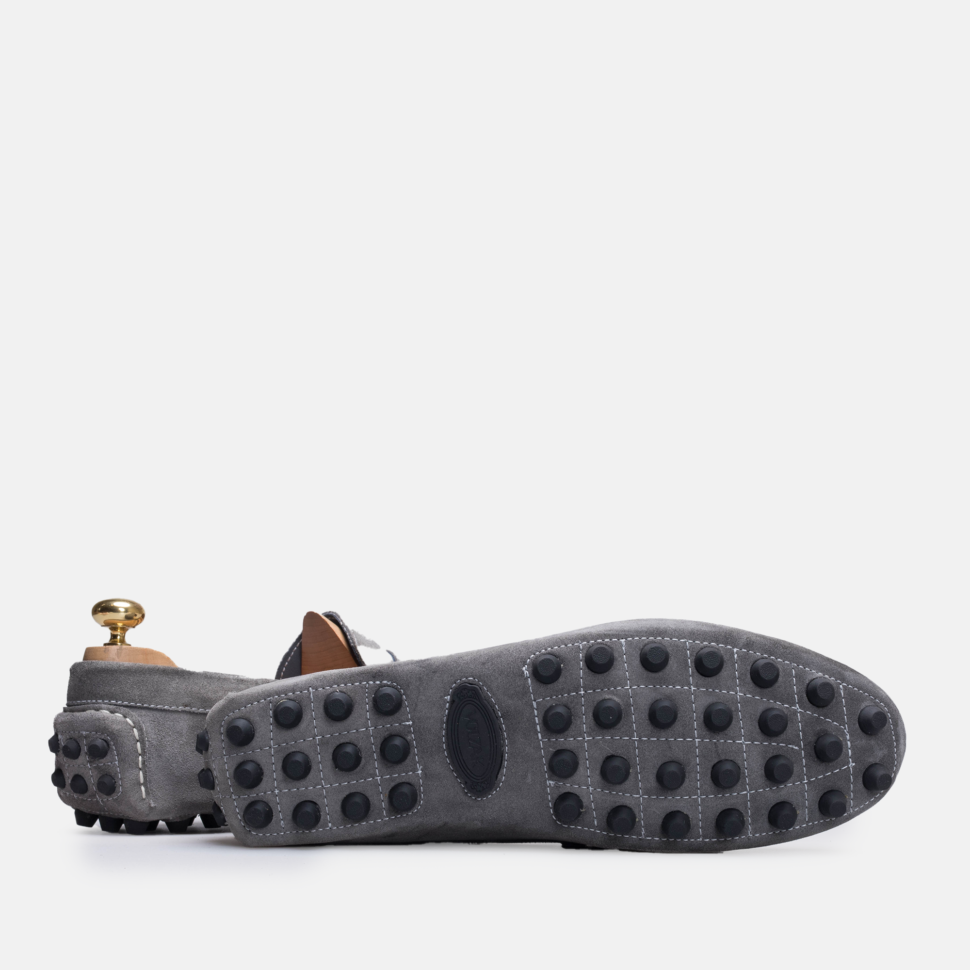 Volzak 2000 Mocassin en daim Gris