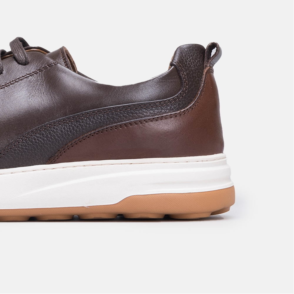 Volzak 6092 basket en cuir Marron