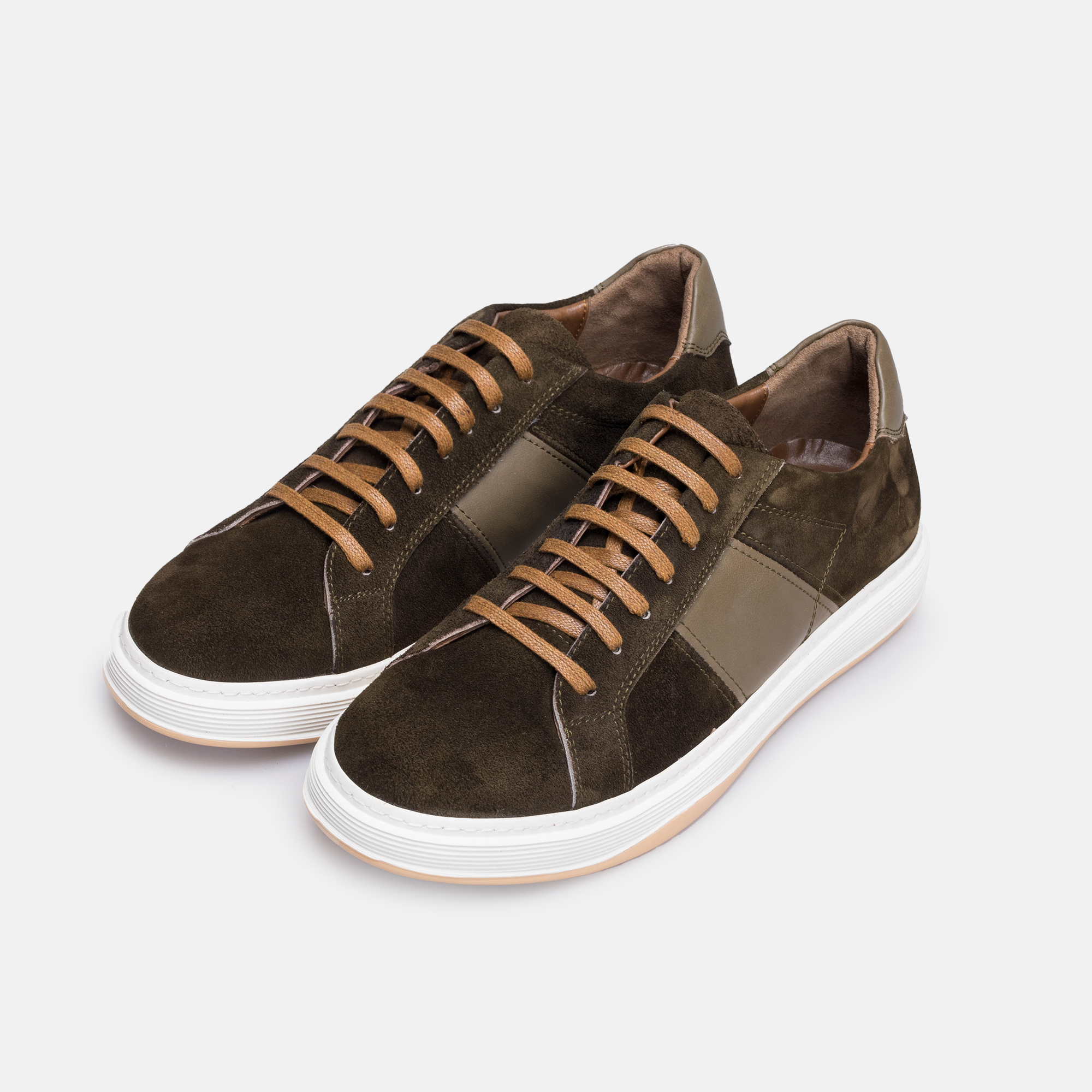 Volzak 7003 basket en daim Vert