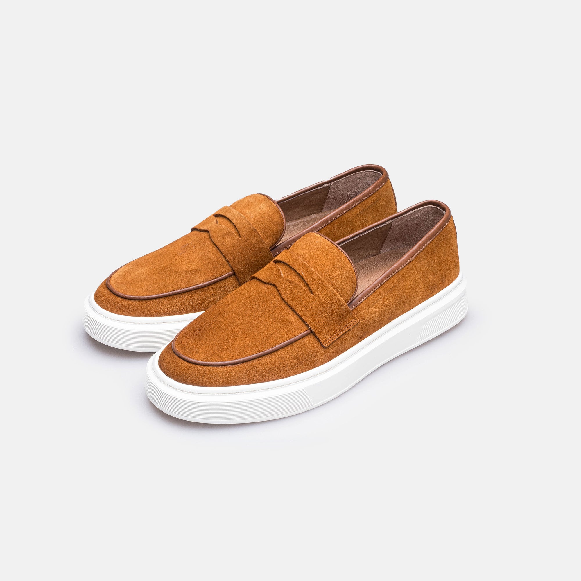 Volzak 2149 basket en daim Camel