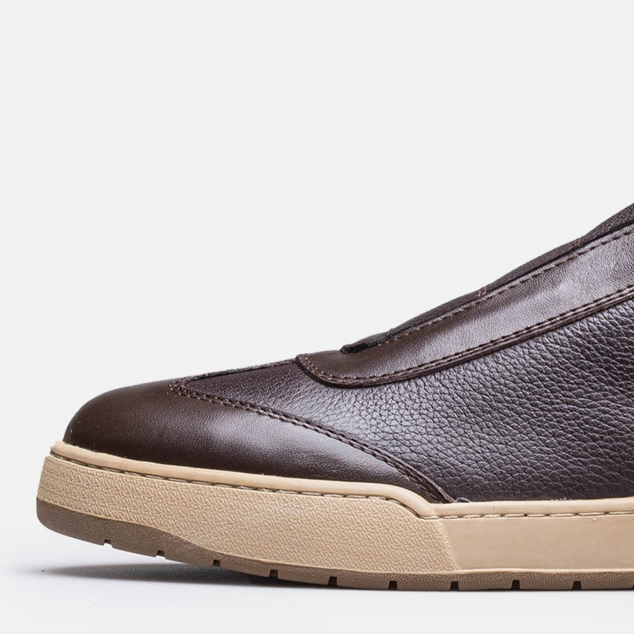 Volzak 200 Basket en cuir Marron