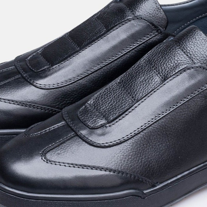 Volzak 200 Basket en cuir Noir