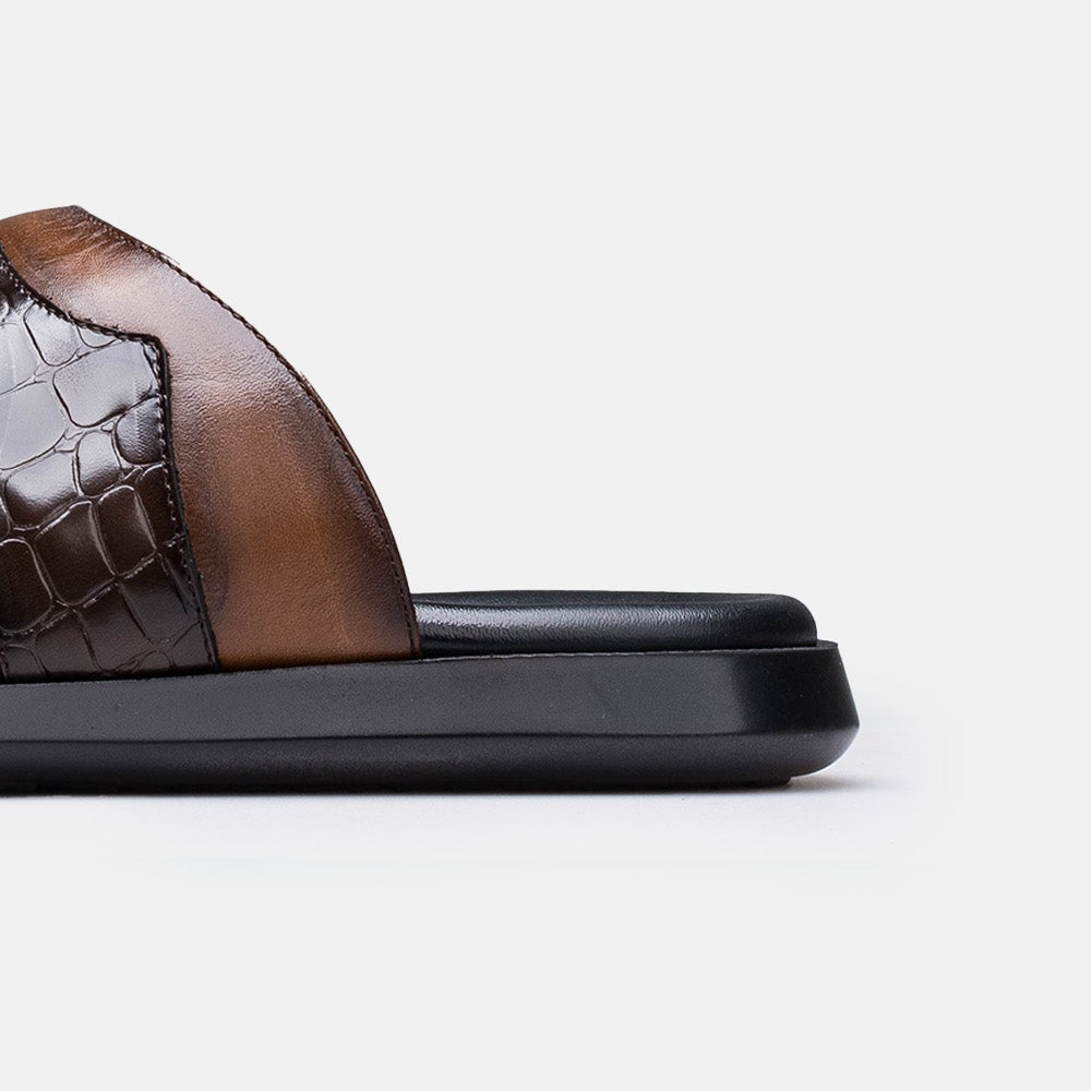 Volzak 5412 Sandale en cuir Marron