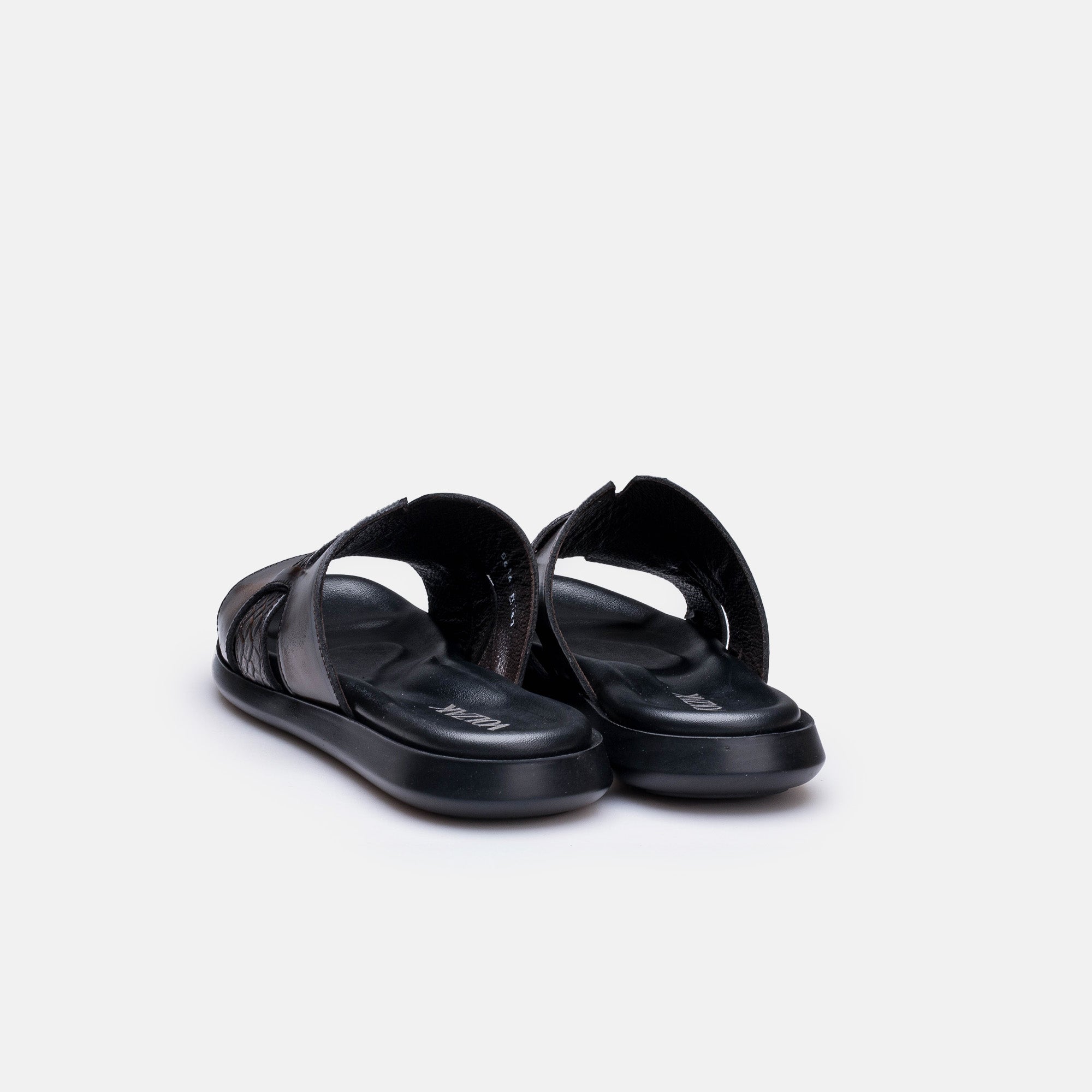 Volzak 5414 Sandale en cuir Démasquable Marron