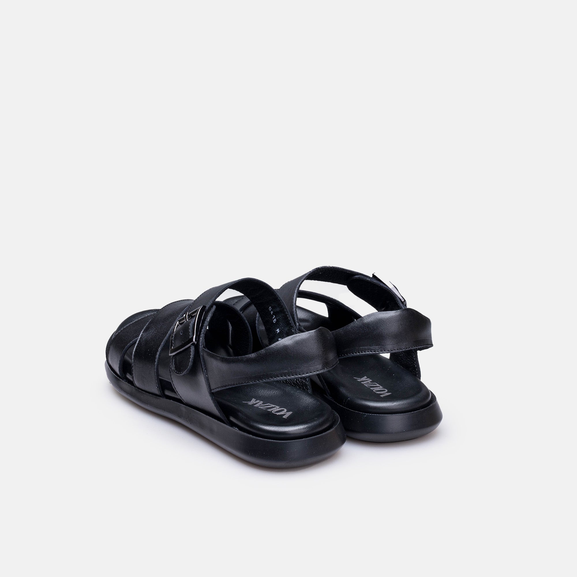 Volzak 5415 Sandale en cuir Noir