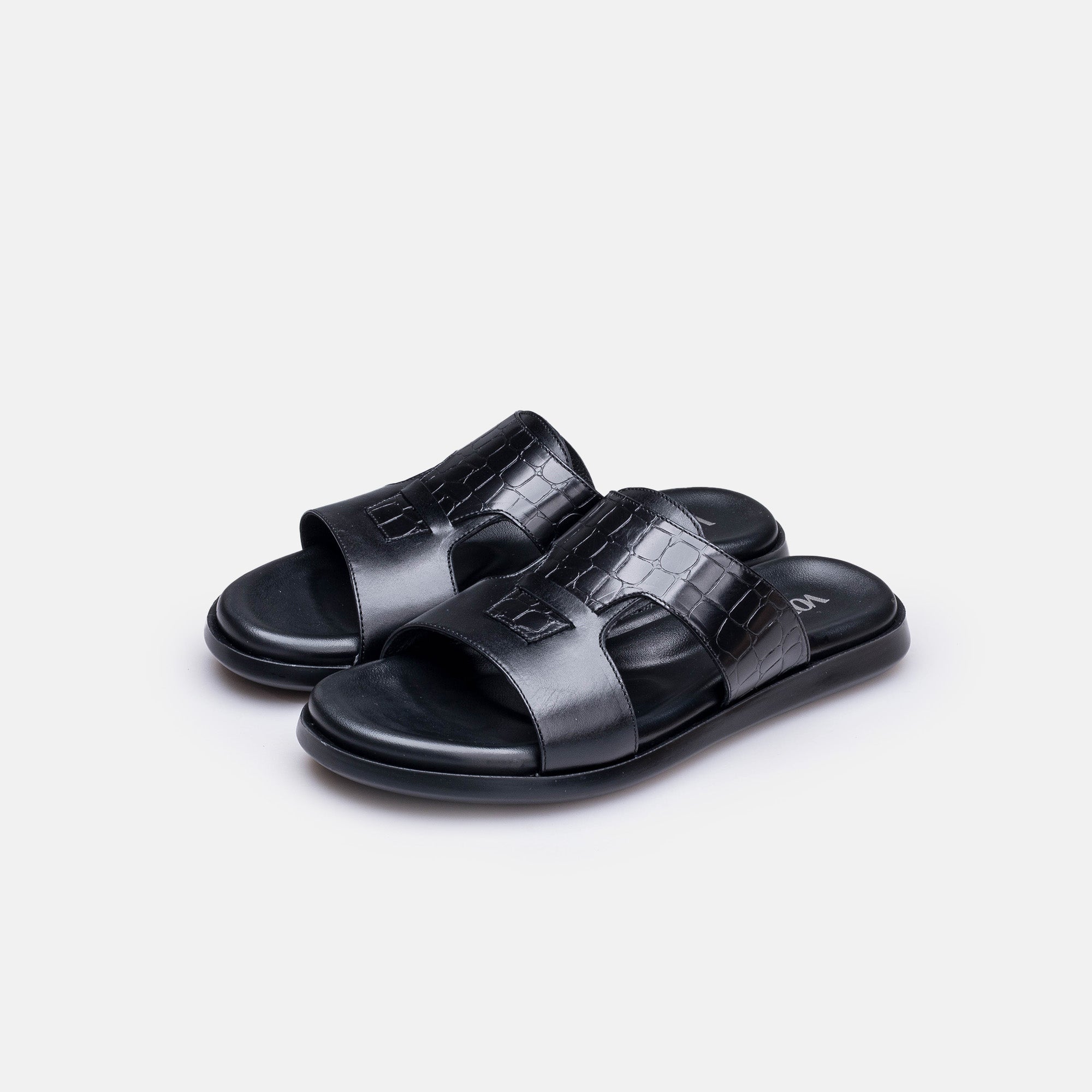 Volzak 5413 Sandale en cuir Noir