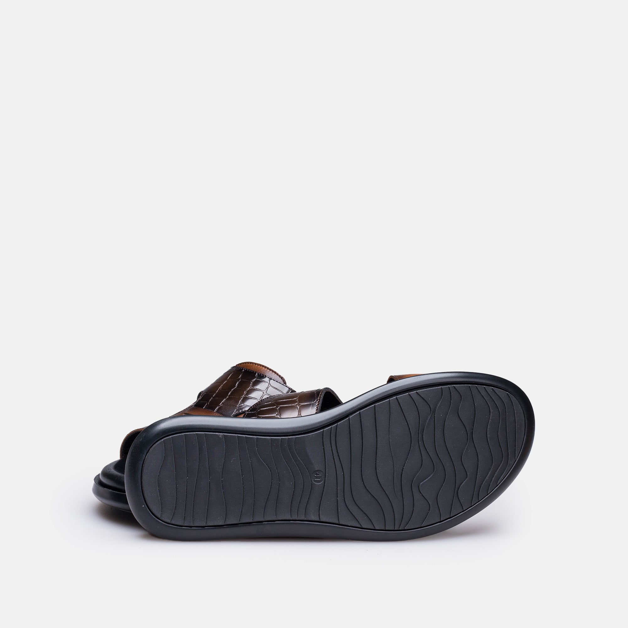 Volzak 5413 Sandale en cuir Marron