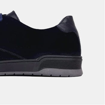 Volzak 5023 Basket en daim Bleu