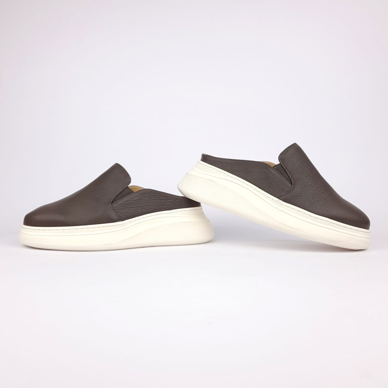 Volzak 02 Taupe Leather Mule