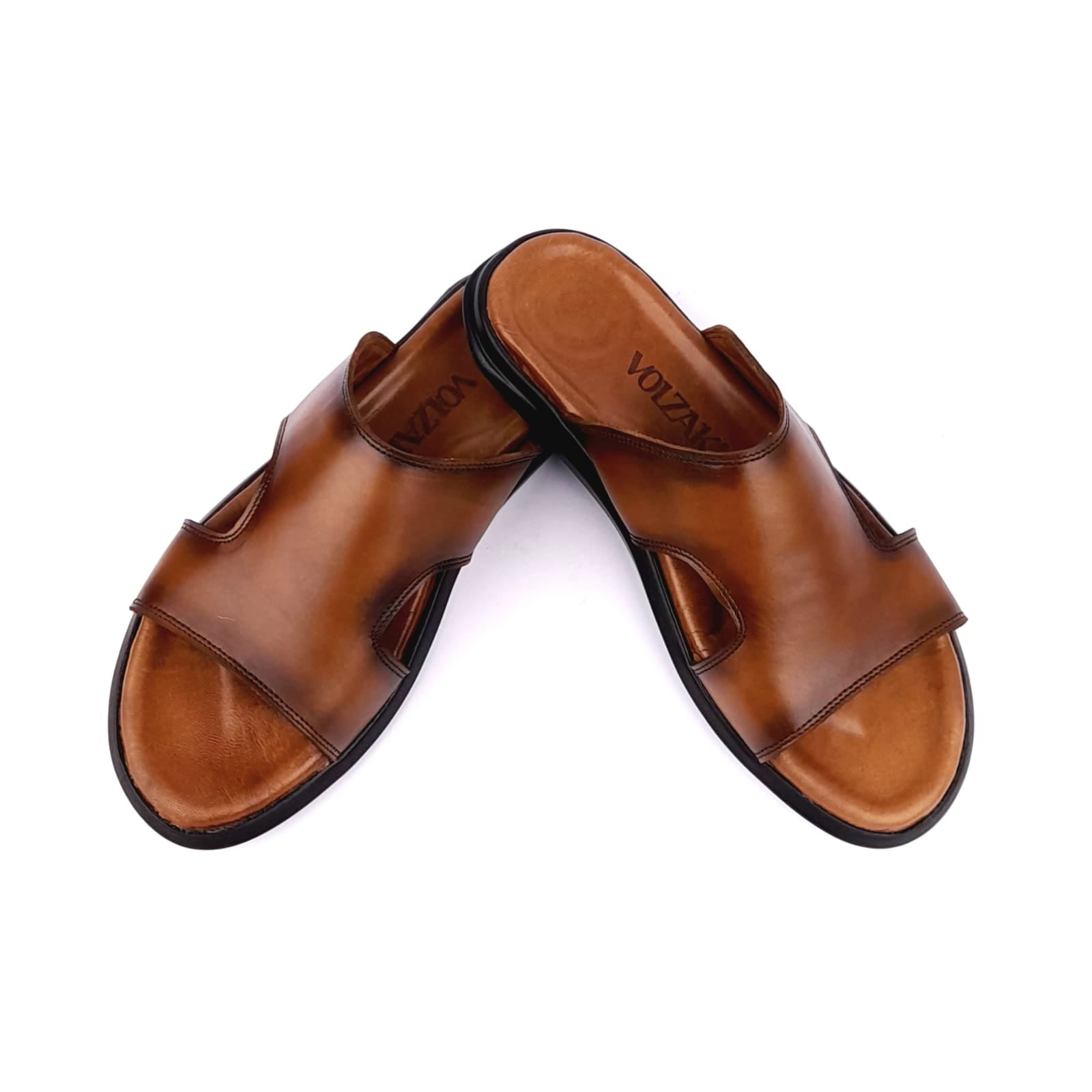 ''5133 Sandale en cuir Marron vintage