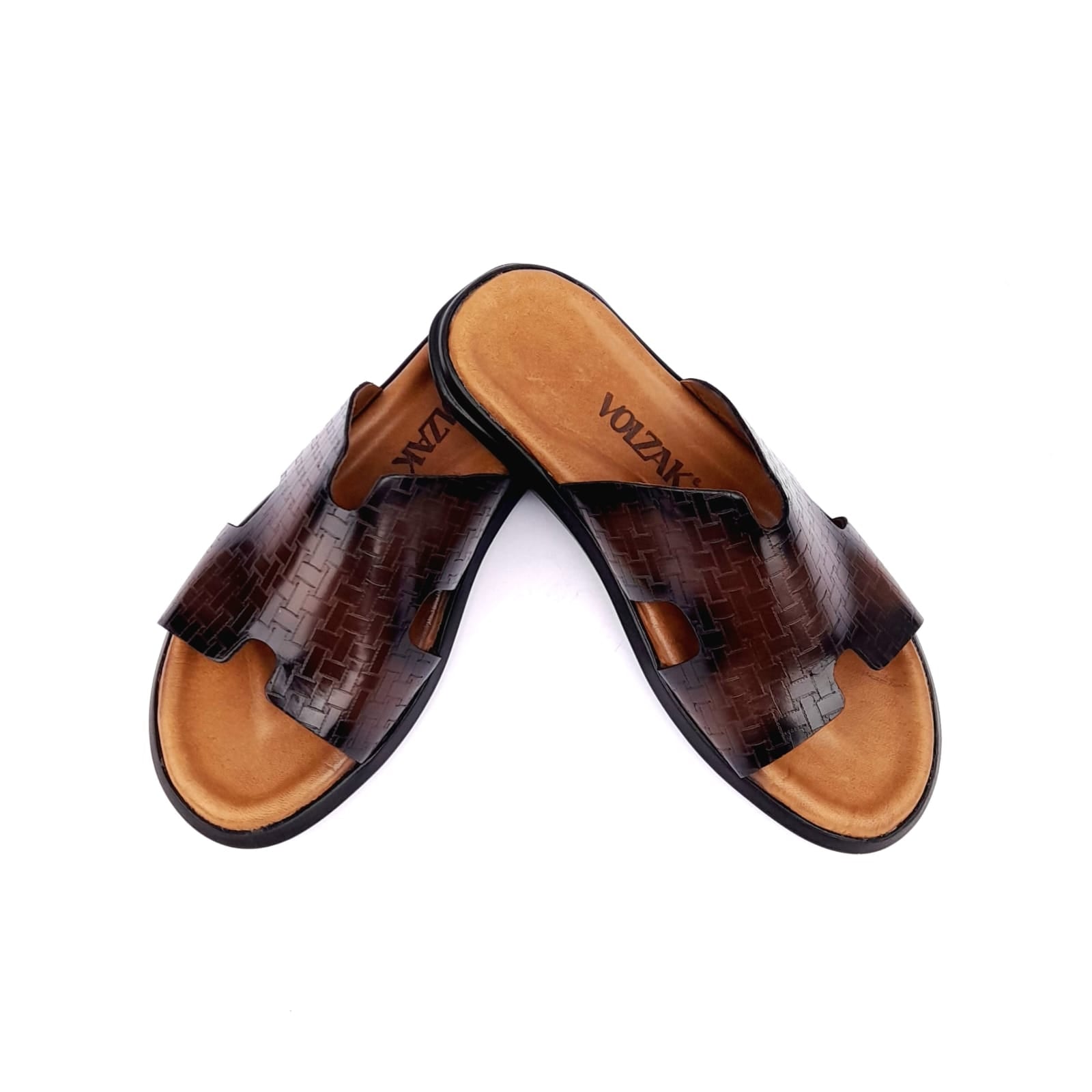''5131 Sandale en cuir démasquable Marron Vintage