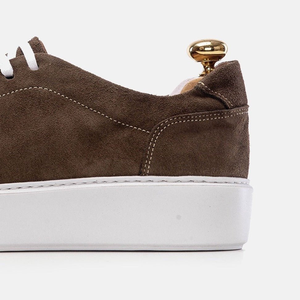 Volzak 5177 basket en daim gris