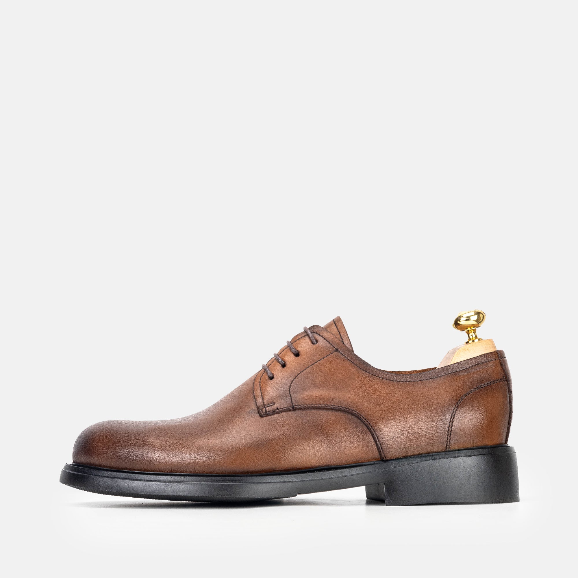 Volzak 5324 chaussure en cuir Marron Vintage