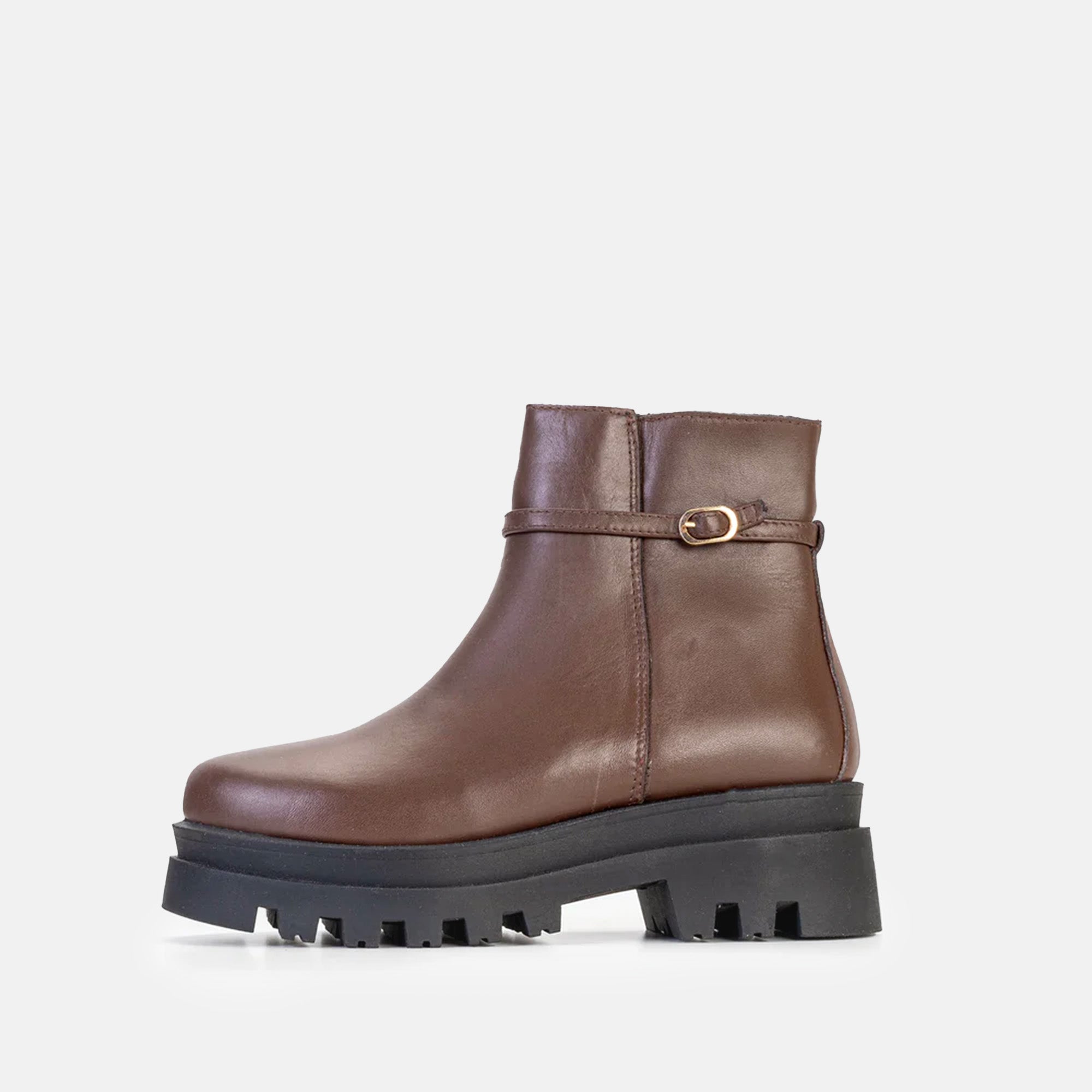 Volzak 3011 Brown Leather Ankle Boot